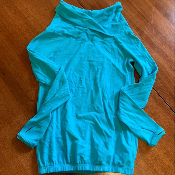 Ivivva Light Blue girls Sweater Wrap 10 - Picture 8 of 13